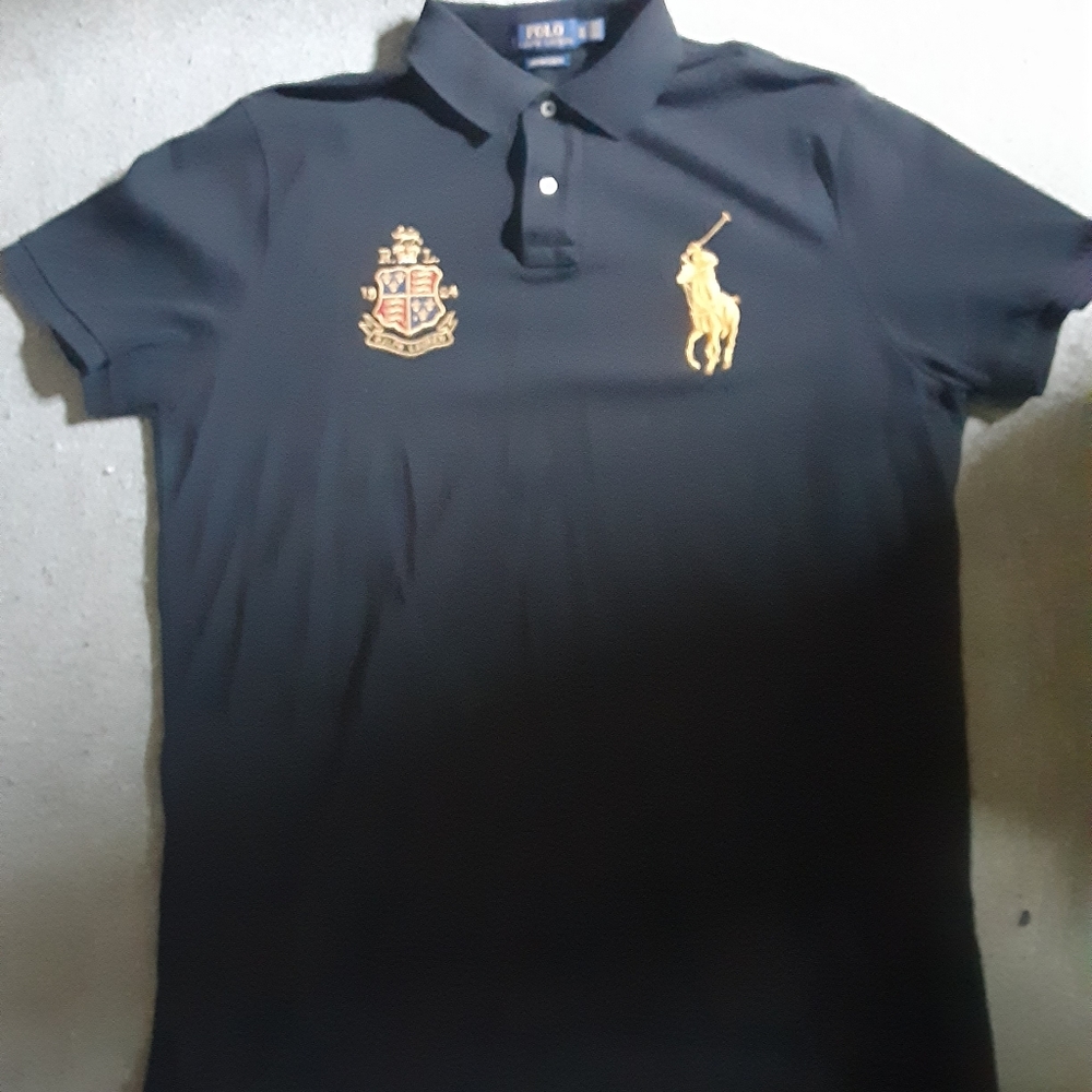 Rachel Lauren Polo Shirt big Crest big pony
